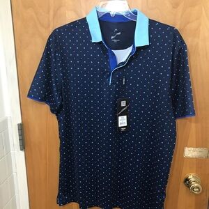 Head Golf polo shirt Sz XL-color deep navy/tropical breeze- style SHAWN